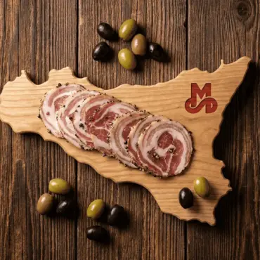 Pancetta al Pepe con Suino Nero dei Nebrodi